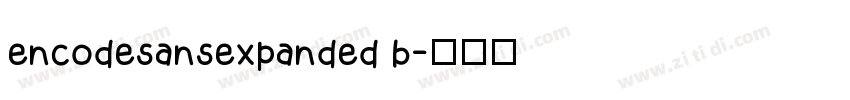 encodesansexpanded b字体转换